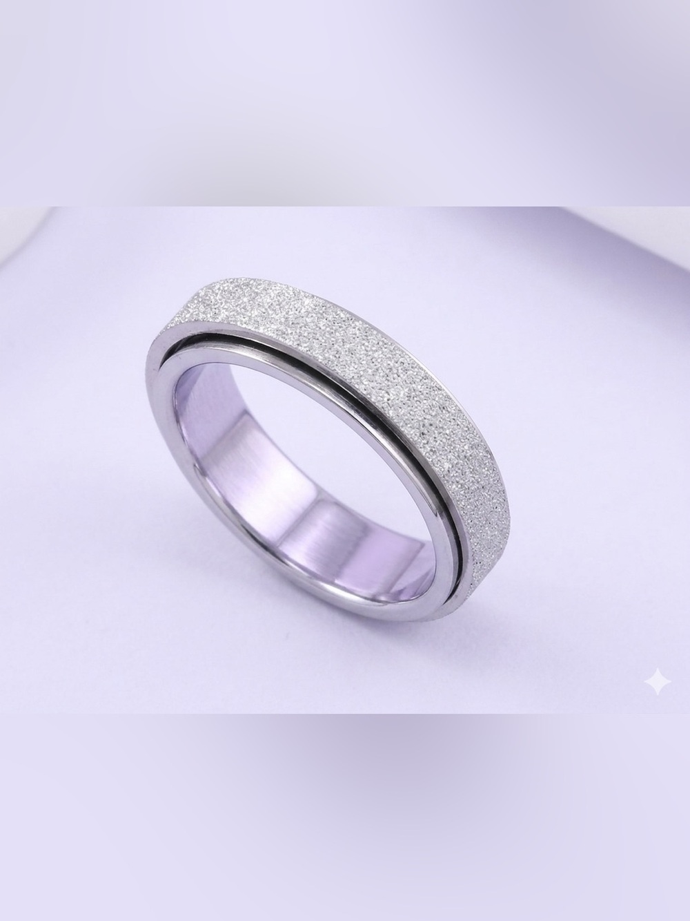 Stainless steel ring for men size 10